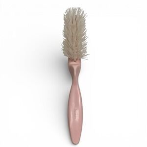 Vintage Stanley Thin Hairbrush Pink Nylon Bristles Retro Styling
